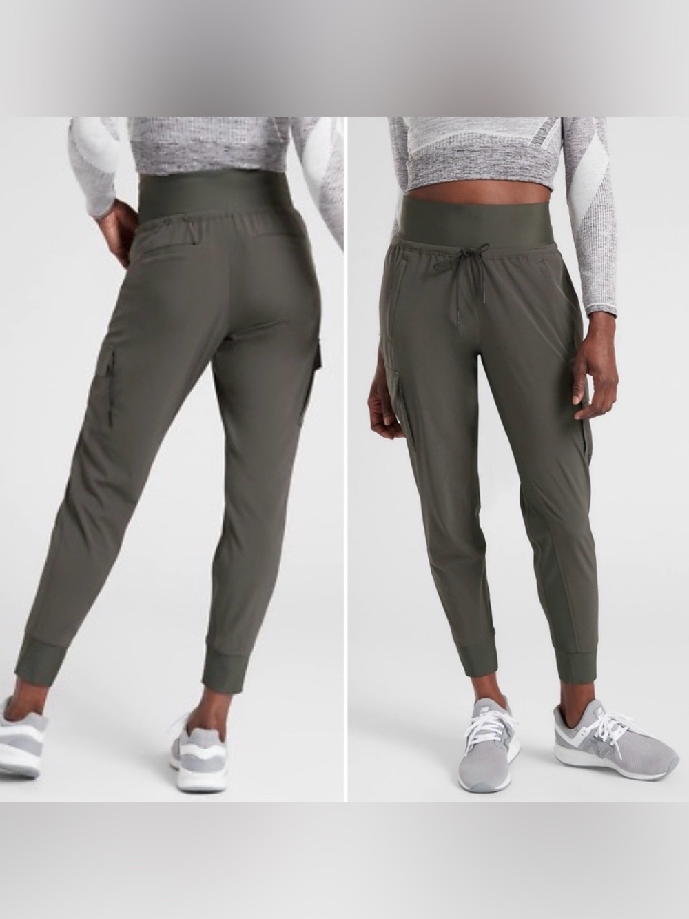 ATHLETA Sutton Jogger cargo Pants in Arbor Olive Green size 10